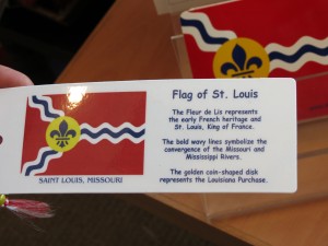 The St Louis Flag  St Louis—250 years, 250 cakes. And now, Beyond the Cakes